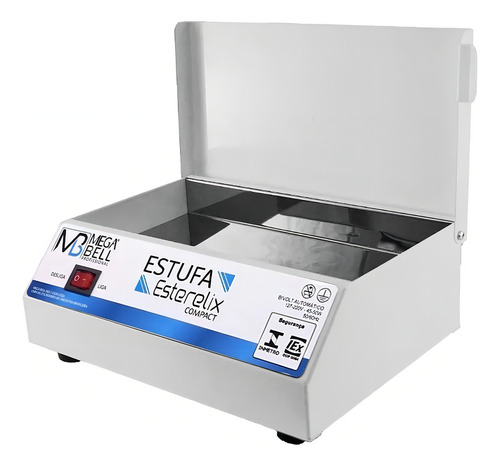 Estufa manicure esterilizador de alicates pedicure mega bell