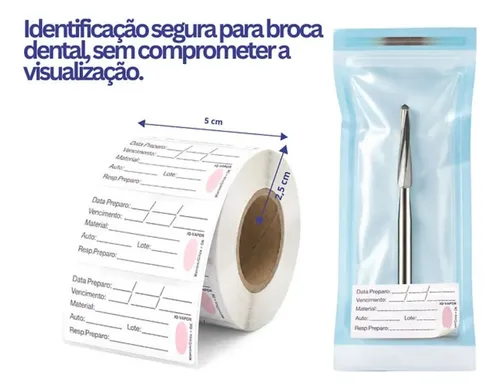 Etiqueta Autoclave Rdc 1002 Anvisa Rolo 500 Unidades
