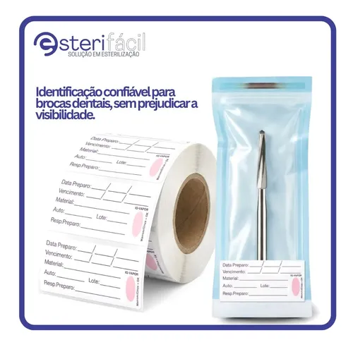 Etiqueta Autoclave Rdc 1002 Anvisa Rolo 500 Unidades