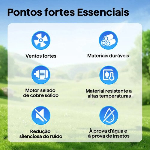 Exaustor de Banheiro Bivolt 4 Polegadas 8W Silencioso com 7 Pás Tela Protetora Contra Insetos Diâmetro de Instalação 10cm Ventilação Potente Baixo Ruído e Fácil Instalação