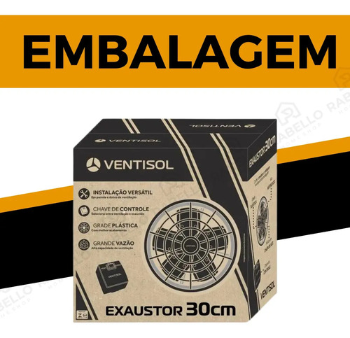 Exaustor Industrial Ventisol 30 Cm Com Reversão 220v