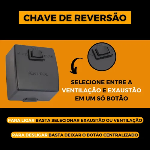 Exaustor Industrial Ventisol 50 Cm Com Reversão 220v