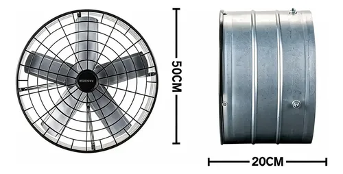Exaustor Industrial Ventisol 50 Cm Com Reversão 220v