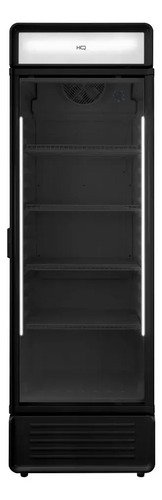 Expositor vertical hq 439l porta de vidro preto hq 439revpvx