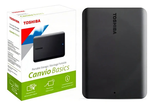 externo Toshiba Canvio Basics HDTB540XK3CA 4 TB 4TB preto
