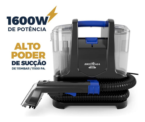 Extratora britania bex20a preto e azul