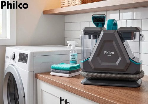 Extratora de Sujeira Portátil Philco PEX30A Borrifa Esfrega e Extrai 2000W 2,6L de Potência e Bico de Autolimpeza