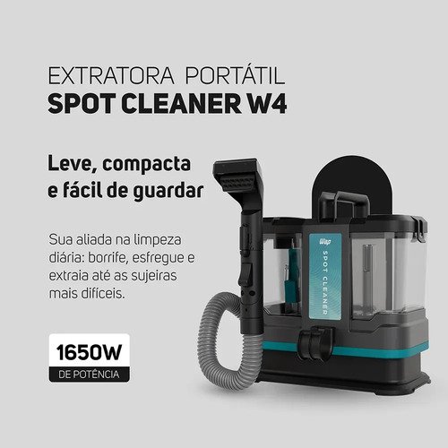 Extratora e Higienizadora WAP SPOT CLEANER W4 1650W 3 em 1 127V
