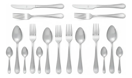Faqueiro Tramontina 24 Peças Inox Jogo De Talheres Completo 6 Pessoas, Resistente, Não Enferruja, Fácil Limpeza, Kit Talheres Inox Premium Para Cozinha, Mesa Posta E Dia A Dia