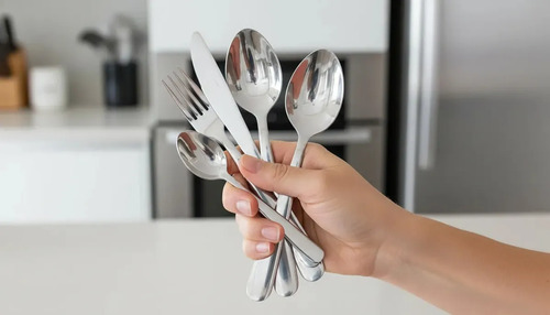 Faqueiro Tramontina 24 Peças Inox Jogo De Talheres Completo 6 Pessoas, Resistente, Não Enferruja, Fácil Limpeza, Kit Talheres Inox Premium Para Cozinha, Mesa Posta E Dia A Dia