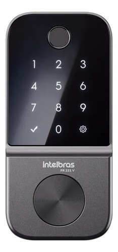 Fechadura digital de embutir biometrica fr 221v intelbras