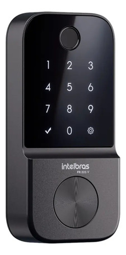 Fechadura Digital de Embutir Biométrica FR 221V Intelbras