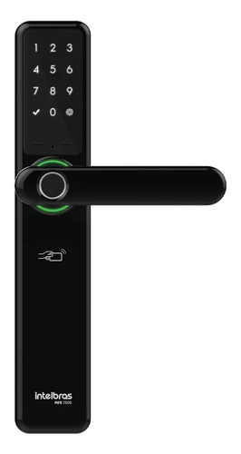 Fechadura digital de embutir com macaneta intelbras mfr 7000
