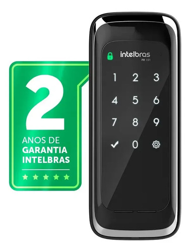 fechadura digital intelbras fr 101 vista frontal produto novo