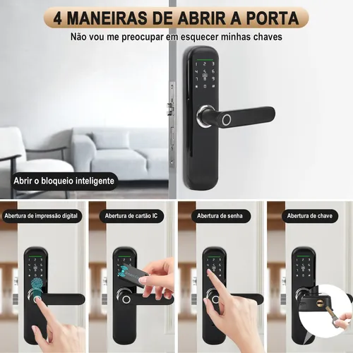 Fechadura Digital Inteligente Biométrica Eletronica Touch