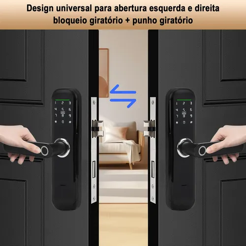 Fechadura Digital Inteligente Biométrica Eletronica Touch