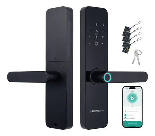 Fechadura digital neosansung biometrica bluetooth tuya smart