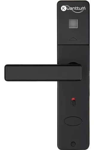Fechadura Eletronica Digital Com Biometria Senha Kuantttum Delta Pro