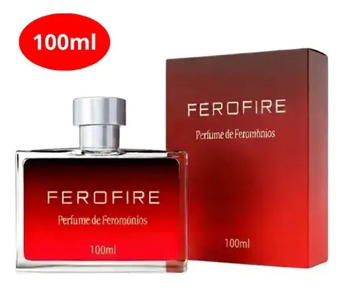 Ferofire 100ml perfume masculino sedutor