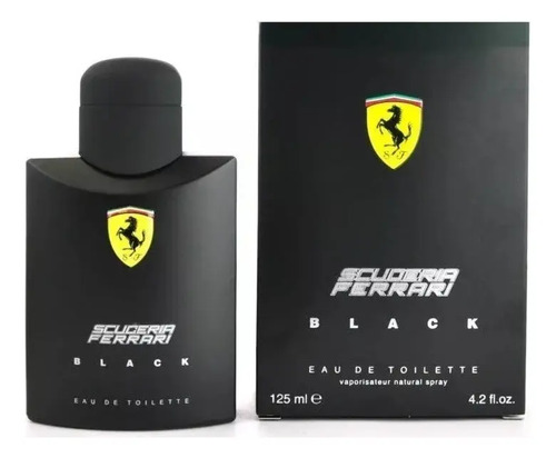 Ferrari black 125ml masculino