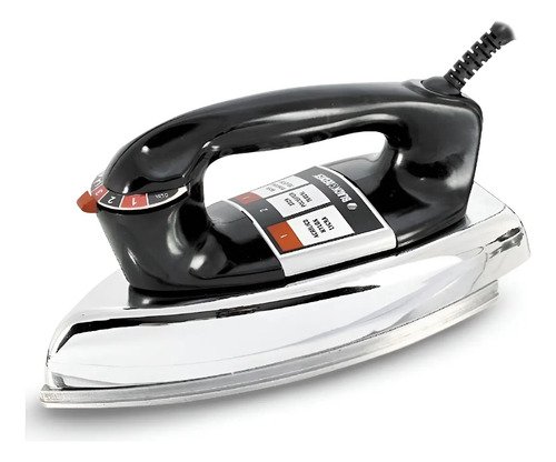 Ferro de passar roupa a seco blackdecker vfa1110xm6 base de