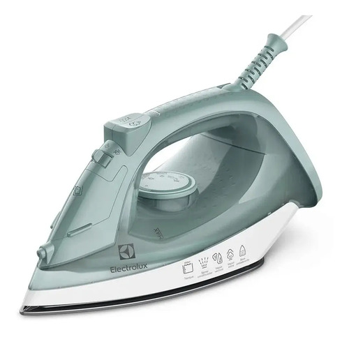 Ferro de passar seco e vapor electrolux efficient base antia