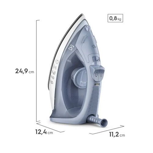 Ferro de Passar Seco e Vapor Electrolux Efficient Base antiaderente Vapor Vertical Extra 1200W de Potência Cabo 1,35m ESI10