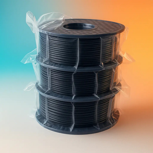 Filamento 3D PETG Preto 1.75mm 1kg Masterprint Impressora
