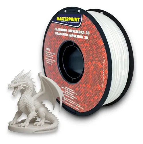 Filamento impressora 3d masterprint petg 175mm 1kg 1