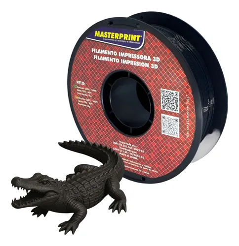 Filamento impressora 3d masterprint petg 175mm 1kg