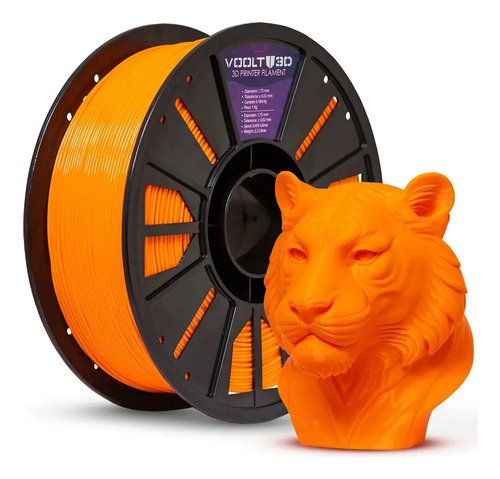Filamento petg hf high fluidity premium 1kg voolt3d cor la