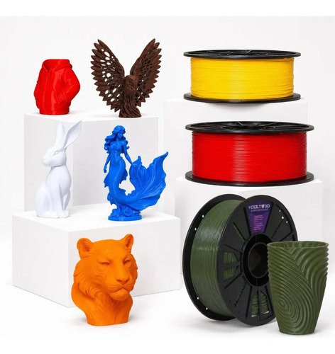 Filamento Petg HF High Fluidity Premium 1kg - Voolt3d Cor Laranja