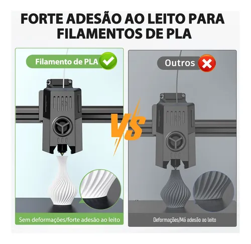 Filamento Pla 1,75mm 1kg Para Impressora 3d Branco Ou Preto