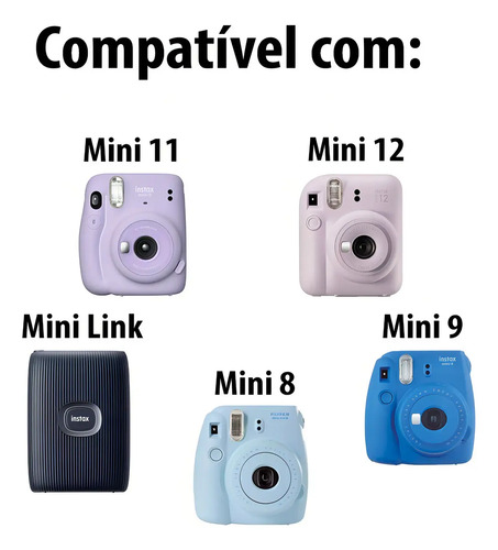 Filme Instax Mini 10 Fotos Cor Branco