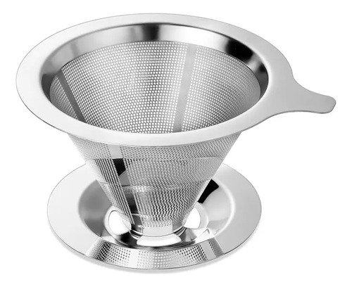 Filtro Coador Café Aço Inox Reutilizavel Sem Usar Papel P