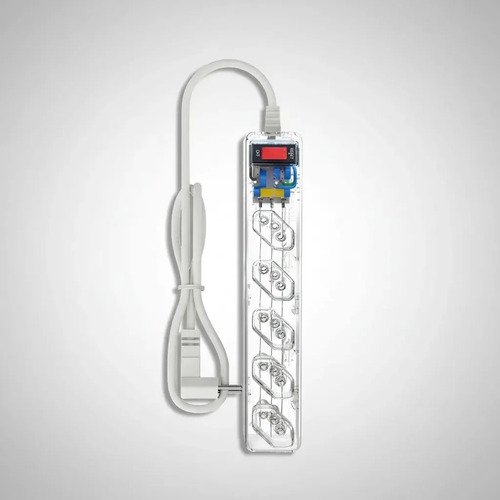 Filtro de Linha Clamper iClamper Energia 5 Tomadas, com DPS e Proteção contra Raios e Surtos Elétricos