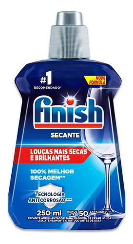 Finish secante para lava loucas e abrilhantador 250ml