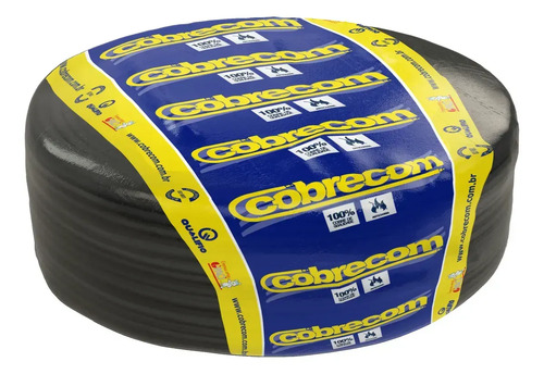 Fio cabo flex 25mm unipolar 100m antichamas cobrecom