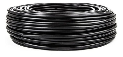 Fio Cabo Pp 4mm Flexivel 3x4mm 3 Vias Rolo 100 Metros Para Extensão Cor Preto Marca Screen Vision