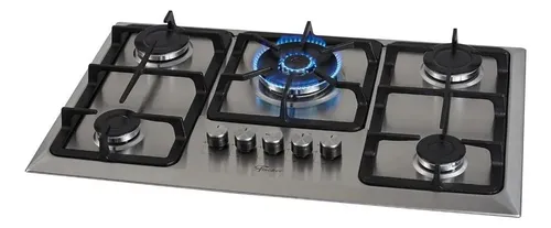 Fischer cooktop gas 5 bocas tc infinity mesa inox bivolt