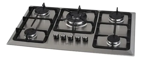 Fischer Cooktop Gás 5 Bocas Tc Infinity Mesa Inox Bivolt