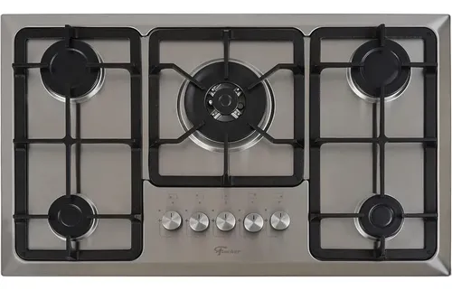 Fischer Cooktop Gás 5 Bocas Tc Infinity Mesa Inox Bivolt