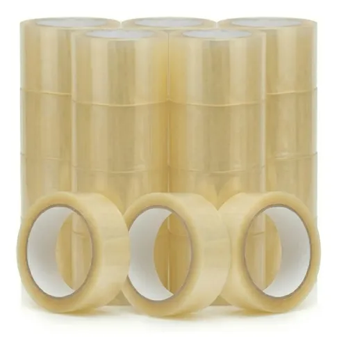 Fita adesiva 45mmx100m transparente kit 30 rolos resistentes