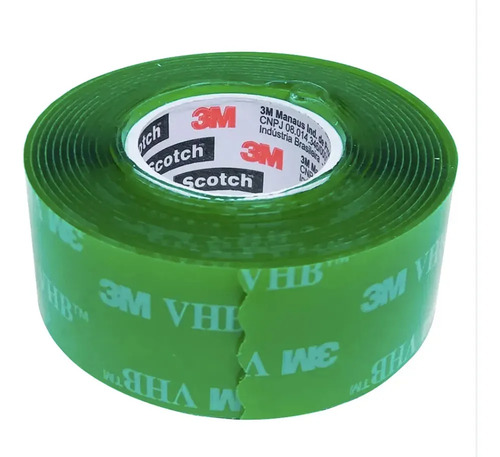 Fita Dupla Face Scotch 3M, 24mm x 2m Fixa Forte, Fixação Extrema