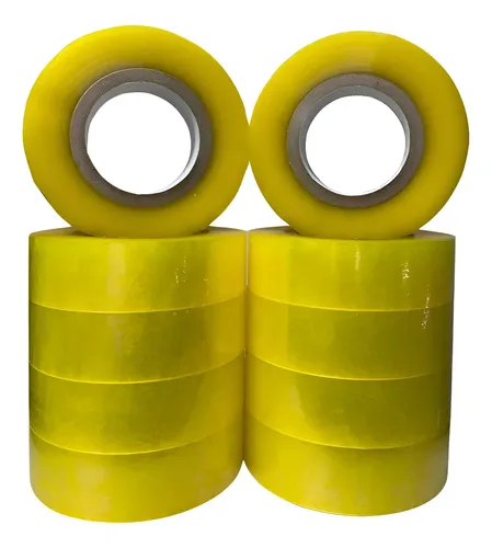 Fita larga transparente 500 metros 20 rolos empacotar boa tr