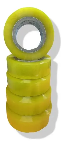 Fita Larga Transparente 500 Metros 20 Rolos Empacotar Boa Tr