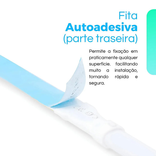 Fita Led Cob 10 Metros Direto Na Rede 150w/ 320led Perfil Branco Quente 110v