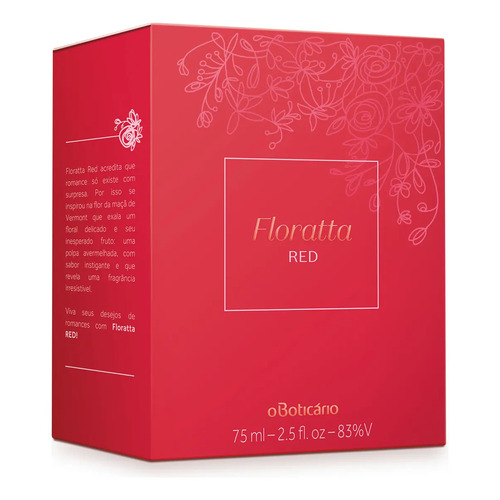 Floratta Red Desodorante Colônia 75ml O Boticário Feminino