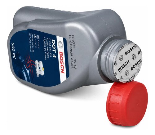 Fluido De Freio Bosch Dot 4 500ml Original Alta Performance