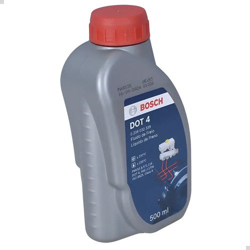 Fluido De Freio Bosch Dot 4 500ml Original Alta Performance